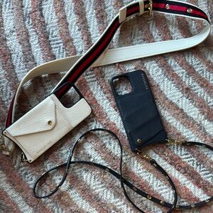 Bandolier Black and White Phone Case with iPhone 13pro max Stylish Protection